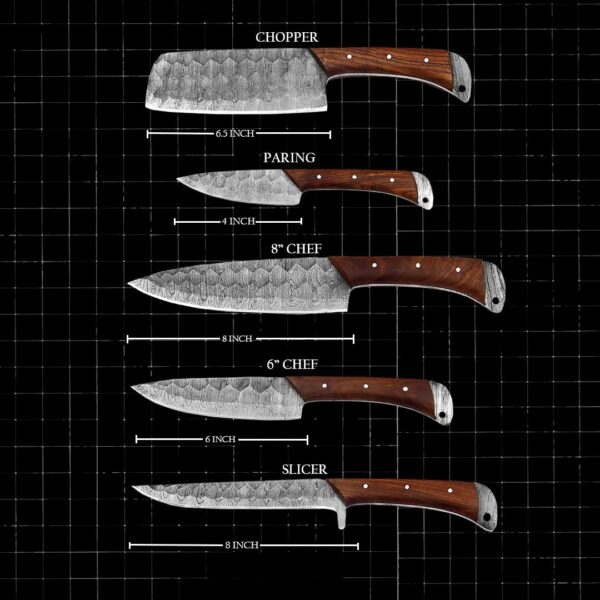 Chef Knives Set-5806 - Image 6